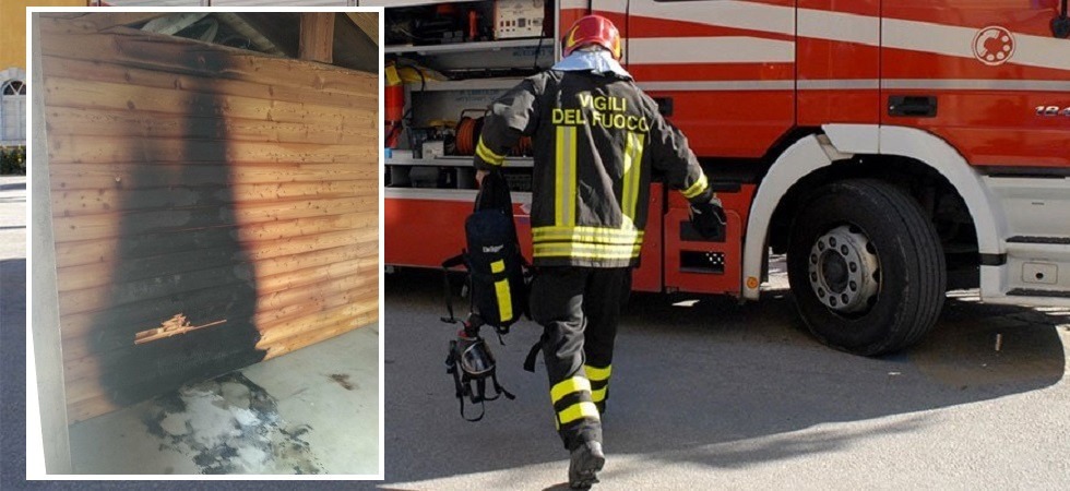 Fiamme in una legnaia: il tempestivo intervento dei vigili del fuoco evita il peggio in val di Sole